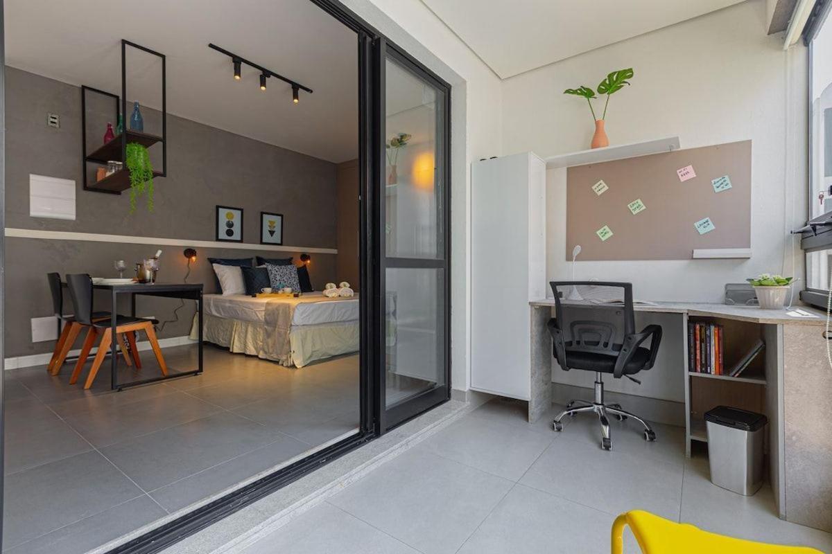 Easy Star- Charmoso Studio Ao Lado Do Aeroporto De Congonhas - Da01H Appartement São Paulo Buitenkant foto