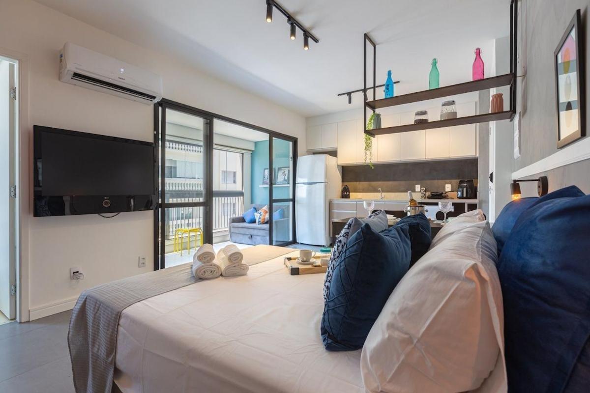 Easy Star- Charmoso Studio Ao Lado Do Aeroporto De Congonhas - Da01H Appartement São Paulo Buitenkant foto